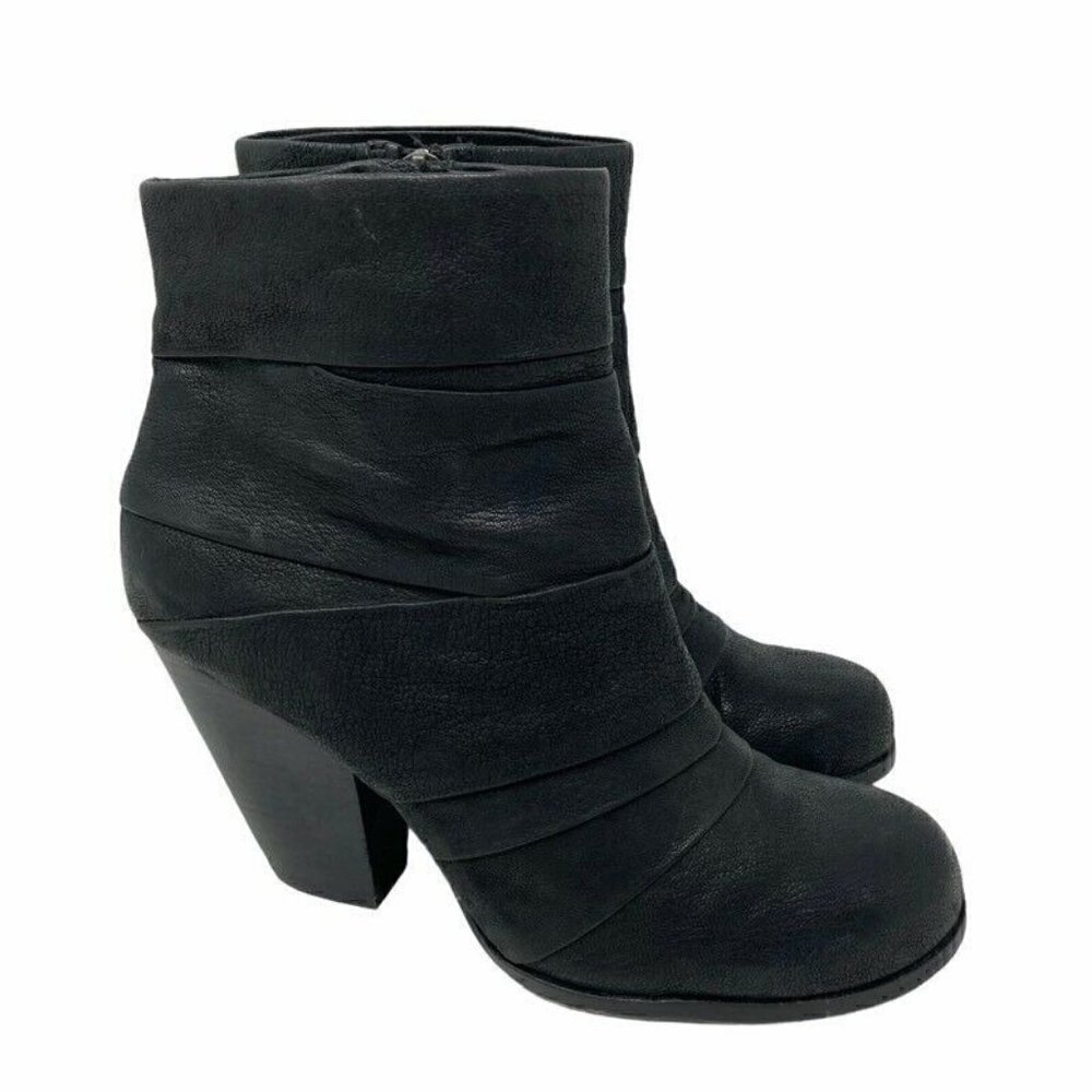 Vince Camuto Belta Ankle Booties Black Leather 8